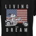 thumbnail image 3 of Peanuts - Living the Dream Snoopy - Women's Short Sleeve Graphic T-Shirt, 3 of 6