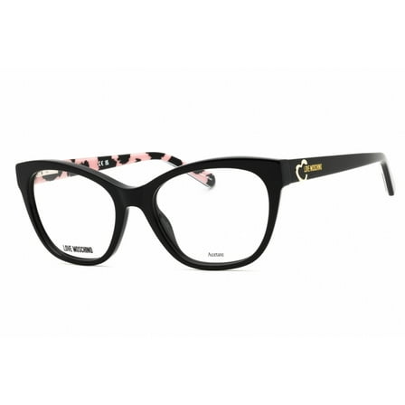 Moschino Love MOL598 0S3S 00 Women's Pink Black Pattern Eyeglasses