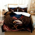 thumbnail image 1 of Flag 3d Printing Quilt Cover Wholesale Luxury Soft Bedding Sets Cover 3D American Flag Home Bed Sets Creative, 1 of 6