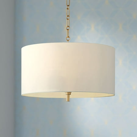Barnes And Ivy 20 Wide Warm Gold Pendant Light With White Barnes And Ivy 20 Wide Warm Gold Pendant Light With White Shade Com