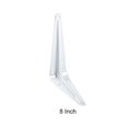 thumbnail image 4 of 6pcs/set Book Holder Stainless Steel Heavy Duty Home Shelf Bracket Easy Install, 4 of 4