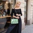 thumbnail image 5 of FORMRS Women Crossbody Purse with Chain Strap Vegan Leather Shoulder Handbag, Cactus Pattern, 5 of 7