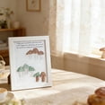 thumbnail image 2 of A Sea Glass Mushroom Art Picture Frame With White Frame For Home And Desktop Decoration, 2 of 6