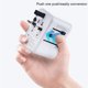 thumbnail image 3 of Tholdsy Adaptador de viaje universal blanco para una carga conveniente de pared móvil para un rápido portátil y seguro Electrónica 28W blanco, 3 of 6
