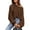 Brown, variant on Women's Off The Shoulder Sweater Fall Fashion Pullover Long Sleeve Boat Neck Oversized Ribbed Knit Tops