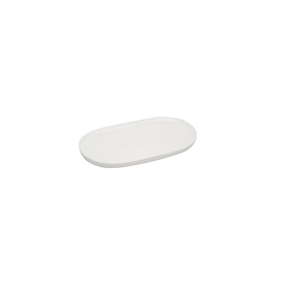Red Vanilla  Every Time White Oval Platter 8.75"