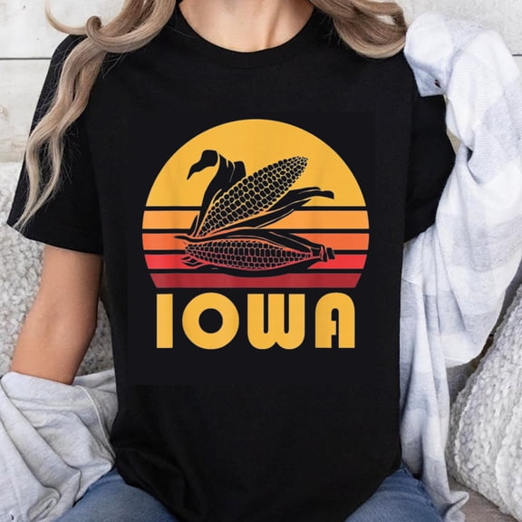 100% Cotton Sunset Corn Duck Iowa State