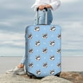thumbnail image 7 of Susaid French Bulldog2 Print Elastic Washable Suitcase Cover with Hidden Zipper, Fits 18-32 Inch Luggage for Protection During Travel-Medium, 7 of 7