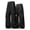 Black, variant on Baggy Wide Leg Cargo Pants for Men High Drawstring Elastic Waist Track Pants with Zipper Pockets Comfy Outdoor Hiking Camping Fishing Track Pants Gray XS