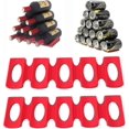 thumbnail image 1 of Bran Izoel Bottle Holder Refrigerator Bottle Shelf Bottle Shelf Beer Holder Silicone, Stacking Aid For Bottles And Cans, Hold 15 Bottles, 1 of 5