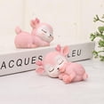 thumbnail image 4 of Small Cartoon Sleeping Deer Ornament,Lovely Resin Sleeping Pose Deer Baby Toy Decor,Sweet Dreams Deer Ornament for Home Car Office Room Decoration Little Present Cake Accessory, 4 of 7