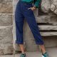 thumbnail image 1 of WILLBEST Pantalones Casuales para Mujer: Cómodos Pantalones con Cordón para Uso Diario, elegantes Pantalones con Cintura Elástica. Mediana, 1 of 8