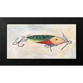 thumbnail image 2 of Moore, Regina 14x9 Black Modern Framed Museum Art Print Titled - Retro Fishing Lure III, 2 of 5