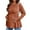 Caramel, variant on Womens Maternity Tops Long Sleeve Pregnancy Tunic Blouses Crew Neck Ribbed Shirts Pregnant Clothes