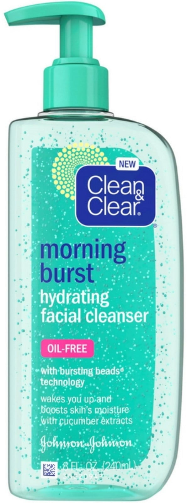 CLEAN & CLEAR Morning Burst Oil-Free Hydrating Facial Cleanser, 8 oz