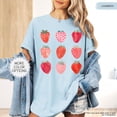 thumbnail image 3 of Strawberry Comfort Colors Shirt, Summer Strawberry Tee, Strawberry Shirt For Woman,Strawberry Lover,Strawberry Festival Gift,Botanical Tee, 3 of 6