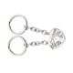 thumbnail image 1 of Cute Keyring 2Set Friendship Keychains For Adults Everyday Use Metal Key Holder Heart Shape, 1 of 2