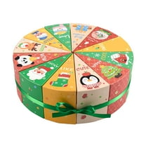 Christmas Advent Calendar Gift Boxes, Set of 12 Fillable Countdown Boxes for Holiday Party Treats and Gift Packaging