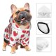thumbnail image 3 of Fotbe Cartoon Strawberry Sudadera con Estampado para Perros Pequeños – Suéter con Capucha para Mascotas, Tela Suave de Forro Polar con Bolsillo-X-Small, 3 of 7
