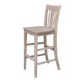 thumbnail image 4 of Maykoosh Timeless Tradition Bar Height Stool 17.32x21.26x45.08 in - 30" Seat Height, Solid Hardwood, Ready to Assemble, 225 lbs Capacity, 4 of 6
