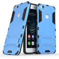 thumbnail image 1 of Étui pour Huawei P10 Lite (5,2 Pouces) 2 en 1 Antichoc avec Support, Protection Hybride à Double Couche (Gris) Bleu, 1 of 3