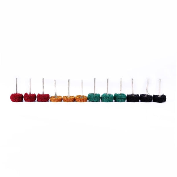 Rueda de Pulido de 25 mm ANGGREK Económica 4 Colores para Herramienta Rotativa Dremel