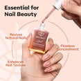 thumbnail image 6 of modelones Nail Strengthener and Growth Blushed Berry Nail Repair for Damaged Nails Strengthening Polish 15ml Natural Concealer Foundation Nail Care Gifts for Women, 6 of 8