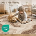thumbnail image 4 of ODIKA 8'x10' Washable Area Rug Large Composition Boho Fluid Painterly Motifs Abstract Alfombras for Living Room, Under Sectional, Family , Durable, Non-Slip, 4 of 7