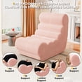 thumbnail image 5 of Furmax Modern Tufted Upholstered Sofa, High-Density Sponge Filled Comfortable Couch, Suitable for Living Room, Bedroom and Apartment, Pink, 5 of 8