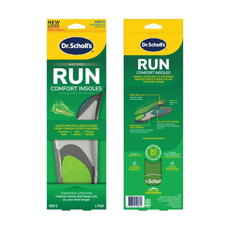 Dr. Scholl's Running Insoles - Men's 10.5-14 Dr. Scholl's Running Insoles - Men's 10.5-14