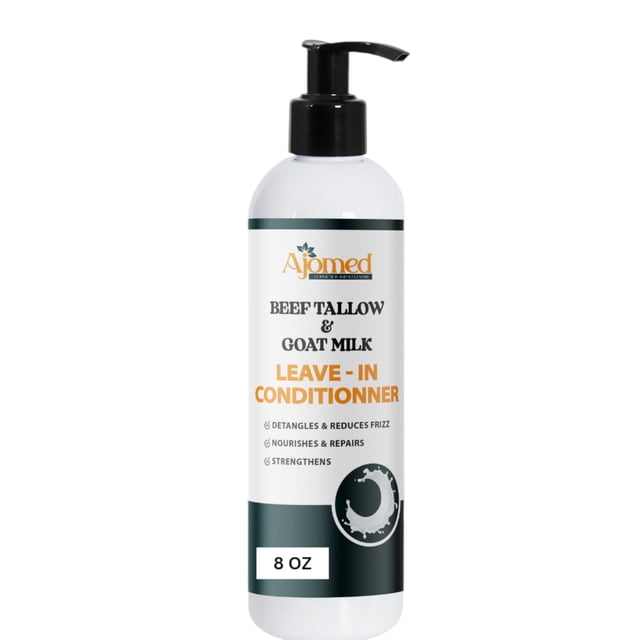 Acondicionador sin enjuague con leche de cabra y sebo de res, 240 ml