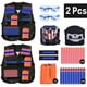 thumbnail image 1 of Conjunto de 2 chalecos tácticos Conjunto de élite, chaleco para niños, chaleco táctico, conjunto de accesorios Chaleco táctico para niños con paquete de recarga de 80 dardos para pistolas N-Strike Adepaton LN-2047, 1 of 5