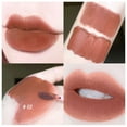thumbnail image 2 of Brillant à Lèvres Mat 2 en 1, Gloss Longue Tenue Imperméable en Velours, Brillant à Lèvres Hautement Pigmenté, Ne Colle Pas au Verre et Ne Déteint Pas, Rouge à Lèvres Maquillage pour Femmes et Filles (Couleur:02), 2 of 7