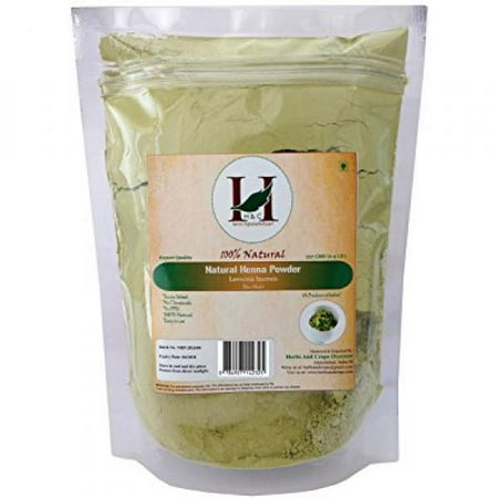 H&amp;C 100% Natural and Pure Henna Powder / Lawsonia Inermis (Organically Grown) 227 gms (1/2 LB) for Hair