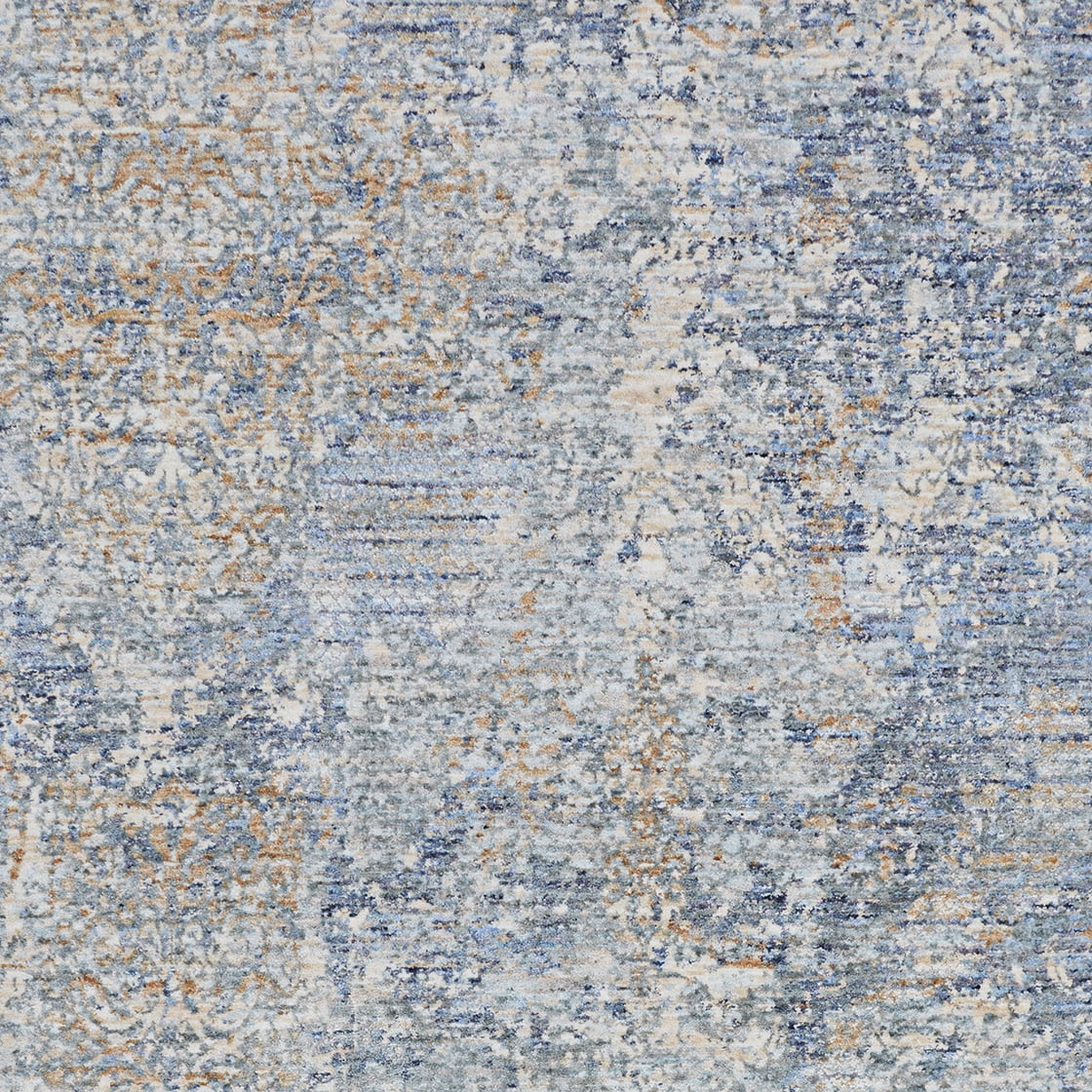 Couristan Couture Bordado Area Rug, 2'2" x 8'11" Runner, Light Grey-Multicolor