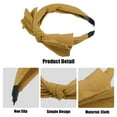 thumbnail image 4 of Unique Bargains Big Bowknot Headband Hairband for Women Khaki 1.2 Inch Wide 1 Pcs, 4 of 7