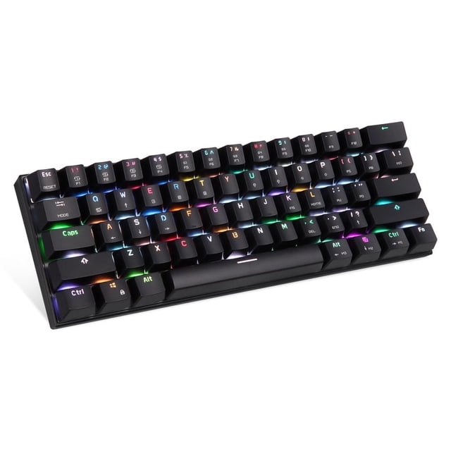 Teclado Mecánico Ck62 Teclado Para Juegos 61 Teclas Teclado Mecánico De Modo Dual Inalámbrico Y Con Cable Inevent EL016237-00
