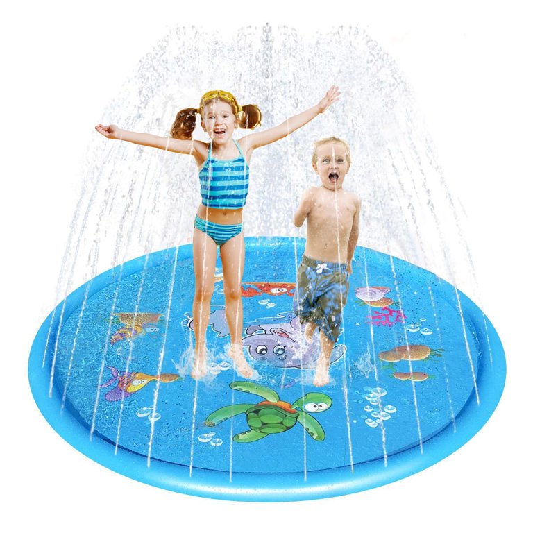 Pet Dog Splash Sprinkler Pad, Fountain Play Mat, Summer Outdoor Water Mat  Toys for Your Dog