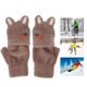 thumbnail image 5 of Guantes Calefactores, Guantes De Computadora Calentados De Fibra De Carbono Sin Dedos Completos De Punto, Elásticos, De Doble Cara, Cálidos Para Estudiantes Para Esquiar ANGGREK USB Heating Winter Gloves, 5 of 8