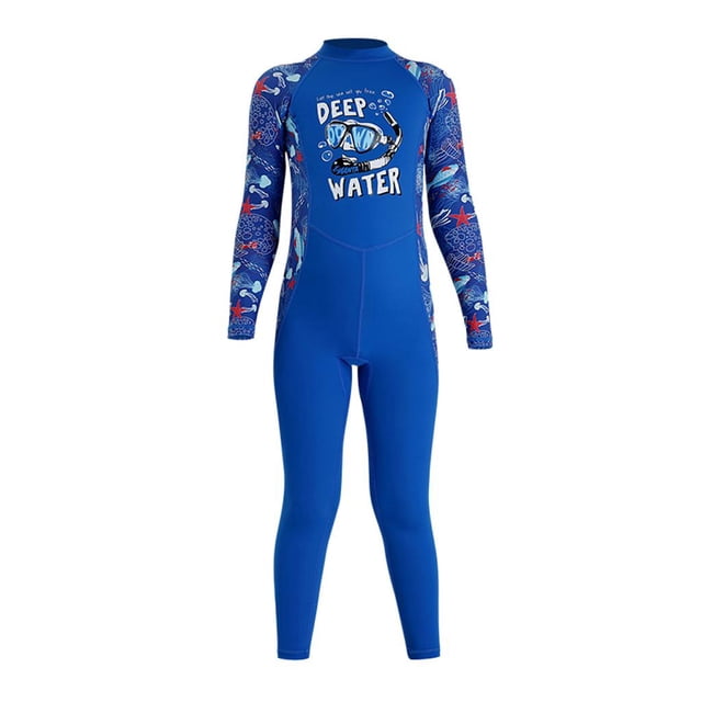 Traje de buceo de una pieza para niños Zulema neopreno XXL azul