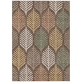 thumbnail image 2 of Addison Rugs Chantille Indoor/Outdoor Transitional Floral Chocolate Machine Washable Rectangle Rug, 10' x 14', 2 of 8
