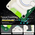 thumbnail image 2 of FJLBDE Case for Samsung Galaxy Tab A7 Lite 8.7 Inch 2021 SM-T220/T225/T227 with 360 Kickstand, Shoulder Strap Carrying Protective Cover, Multicolor Green, 2 of 6