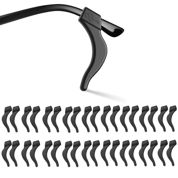 Empuñaduras para anteojos SMARTTOP, 20 pares, silicona antideslizante