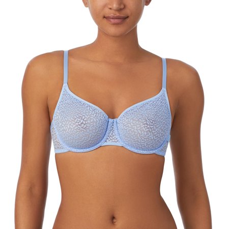 DKNY Women's Modern Lace Unlined Demi Bra, Serenity