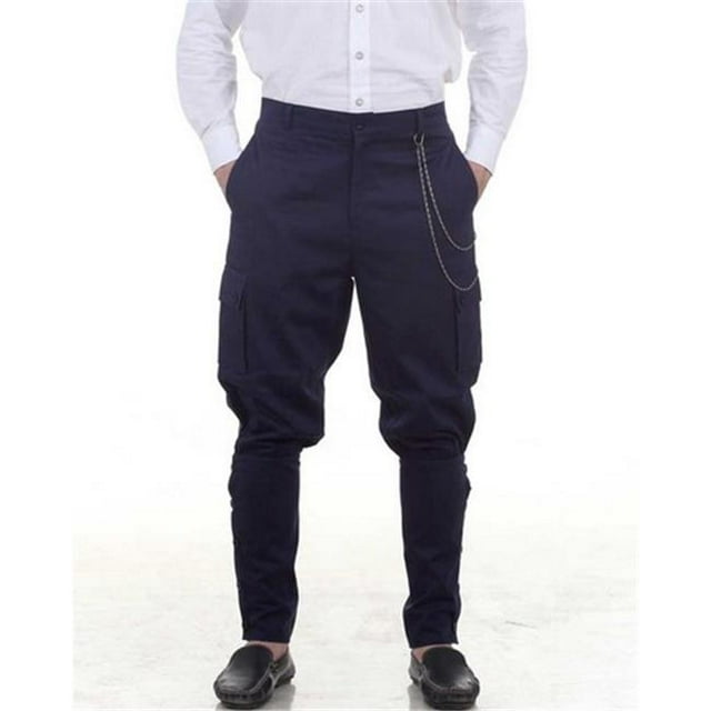 The Pirate Dressing C1347 Airship Pants- Blue - 2XL