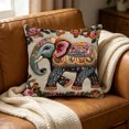 thumbnail image 2 of Floleo Cute Animal Print Pillow Cover, Colorful Quadruped Pattern Throw Pillowcase Removable Washable for Sofa Chair, Summer Home Decor for Living Room Bedroom, 2 of 4