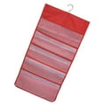 thumbnail image 2 of Organizador de armario colgante Bolsillos de malla de 2 lados Bolsa de almacenamiento para armario Bolsa para ropa interior Calcetines de sujetador, 15 rejillas, Rojo Methold HA003837-06, 2 of 6