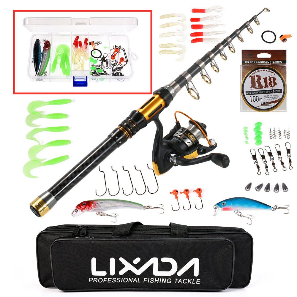 2.7m Automatic Fishing Rod And Reel Combo Spinning Fishing Reel Gear Pole Kit 