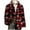 Red, variant on hlysgo Christmas Blazers for Men Trendy Plaid Snowflake Xmas Print Holiday Party Blazer Slim Fit One Button Lapel Winter Corduroy Sport Jackets Wine XXL