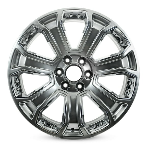 22" 22x9 Brand New Single Alloy Wheel for 2014-2020 Cadillac Escalade Chevy Silverado Suburban Tahoe GMC Yukon Sierra 1500 OEM Design Replacement Rim